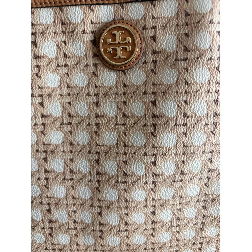 Tory Burch Ever-Ready Zip Beige Tote Bag - Picture 5 of 15
